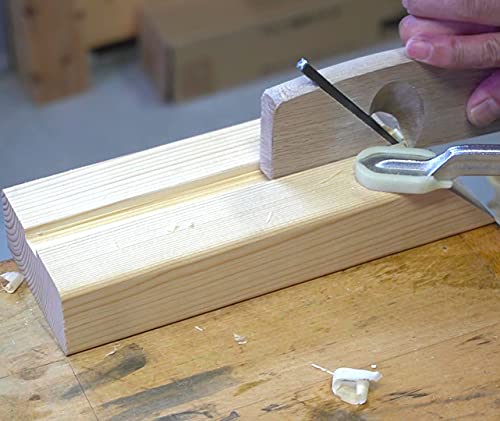 KAKURI Router Plane Handheld 15mm 19/32", Japanese Hand Plane KANNA Woodworking Groove Making Tool, Razor Japanese Steel Blade & Oak, Made in JAPAN KAKURI