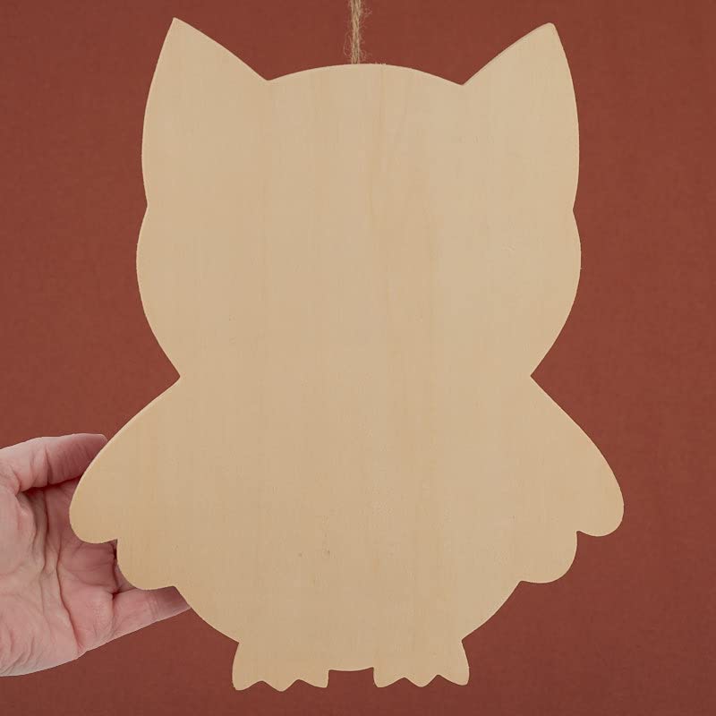 Group of 4 Unfinished Wood Owls by Factory Direct Craft for Decorating and Craft Activities Factory Direct Craft