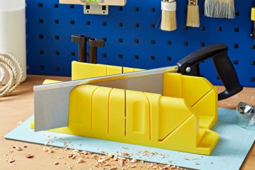 Stanley 1-20-600 Saw Storage Miter Box with Saw, Black Stanley