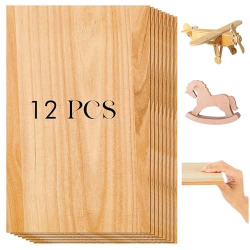 12PCS Unfinished Wood Crafts Blanks Rectangle-Shaped Wood Ornaments Plaques  for Crafts Unfinished Wood Sign for DIY Hanging Decorations Painting Wood  Burning Fathers Day Gifts 8.8 x 5.7 Inches 3 Styles