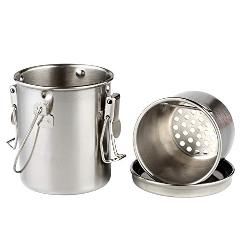 MYARTOOL Paint Brush Washer, Portable Leak-Proof Brush Cleaner with Lid and Filter Screen, 3-1/4" tall x 3" dia. MYARTOOL