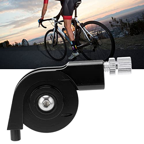 ZLXHDL Bicycle Disc Brake Conversion Aluminum CNC Machining Bike V Brake Adapter Cable Stroke Converter Caliper Regulator for Road Cycling(Black) ZLXHDL