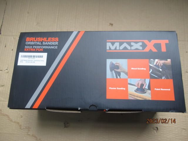 MAXXT Electric 5mm Random Orbital Sander Brushless 350W 3A Multi-function Variable Speed Electric Corded Orbital Sanders Machine with 10 Sanding MAXXT