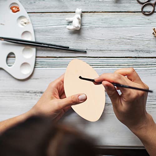 Football Ornament Football Ornament 40pcs Unfinished Wood Shape Football Theme Football Helmet Shaped Wood Slices Blank Football Cutout for DIY Craft EXCEART