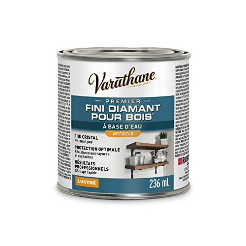 Varathane 200061H Water-Based Ultimate Polyurethane, Half Pint, Gloss Finish Rust-Oleum