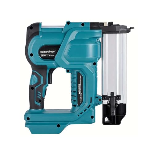 Heimerdinger Cordless Nail Gun,18GA 2 in 1 Nailer/Stapler Gun Compatible with Makita Battery for Upholstery and Woodworking,2 Mode with 500 Staples, Heimerdinger