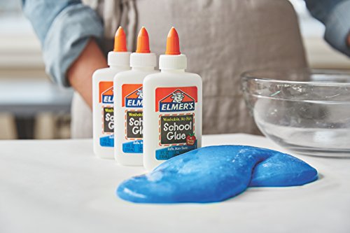 Elmer's Liquid School Glue, Washable, 4 Ounces Each, 12 Count - Great for Making Slime Elmer's