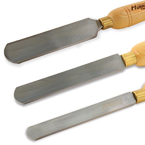 Hurricane Turning Tools, HSS, 3 Piece Round Nose Scraper Set (3/4", 1" and 1 1/2"), Standard Series Woodturning Tools Hurricane Turning Tools