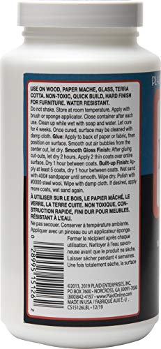 Mod Podge Waterbase Sealer, Glue and Finish for Furniture (16-Ounce), CS15126 Gloss Finish Mod Podge
