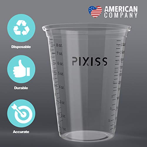 Amazing Clear Cast Epoxy Resin Kit Deep Pour Epoxy Resin by Alumilite, 20x Disposable Plastic Resin Mixing Cups, Pixiss Mixing Sticks Bundle GrandProducts Art Bundles
