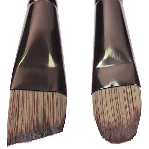 Mont Marte Premium Paint Brush Set 15 Piece, Includes 15 Different Brushes in a Roll Case with Magnetic Closure, Suitable for Watercolour, Acrylic MONT MARTE