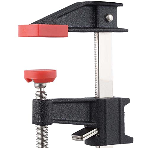 Bessey BESSEY GSCC4PK-C Clamp Set for Woodworking, F-style with Wood Handle, Replaceable Pads, 2 x 6 In and 2 x 12 In, 600 lb, Red/Black/Silver Bessey