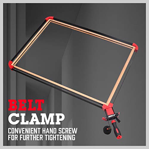 SEDY Band Clamp, Frame Clamp Quick Release Strap Clamp For Woodworking, Belt Clamp Strap Clamp SEDY