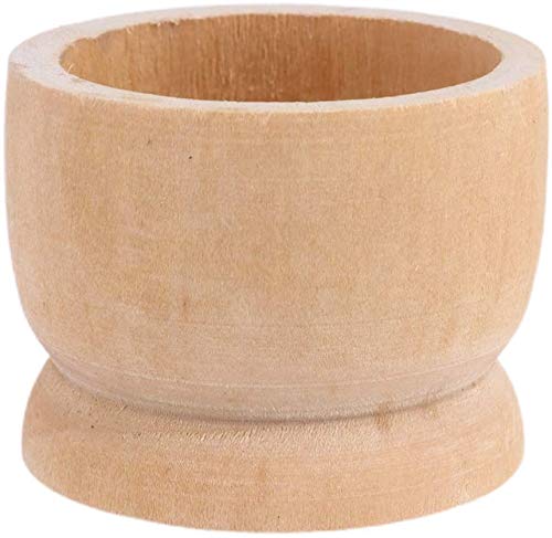 12-Pack Wooden Egg Cup Holders Unfinished Wooden Egg Stands for Kids Craft Easter Birthday Baby Shower Party Supplies koTTIYA