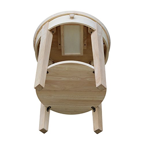 International Concepts Unfinished Philips End Table IC International Concepts