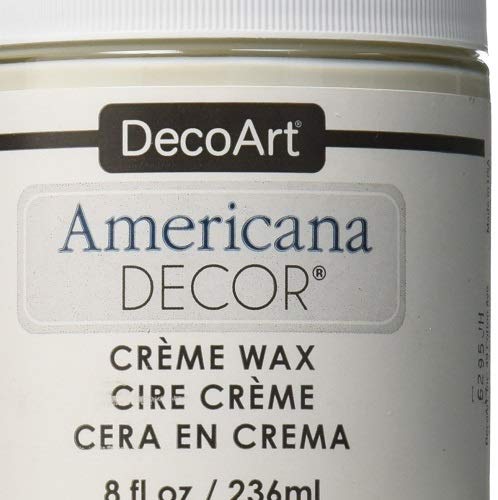 DecoArt Americana Decor Creme Wax, 8-Ounce, Clear DecoArt