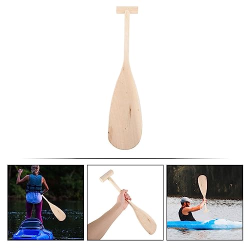 Toddmomy Wooden Boat Paddle Wooden Canoe Paddle Unfinished Solid Pine Paddle for Boat Marine Drift Boat Drawing Art Crafts Toddmomy