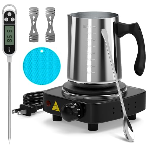  Candle Making Kit with Electronic Hot Plate,Complete