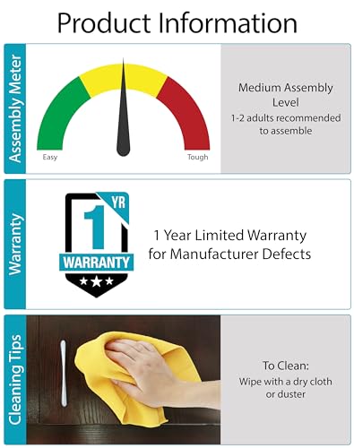 Ameriwood Home Farmington 32" Storage Cabinet in Brown SystemBuild