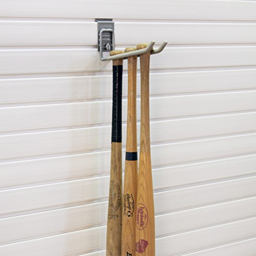 StoreWALL Heavy Duty Long Universal Slatwall Double Hook with CamLok (Pack of 4) StoreWALL