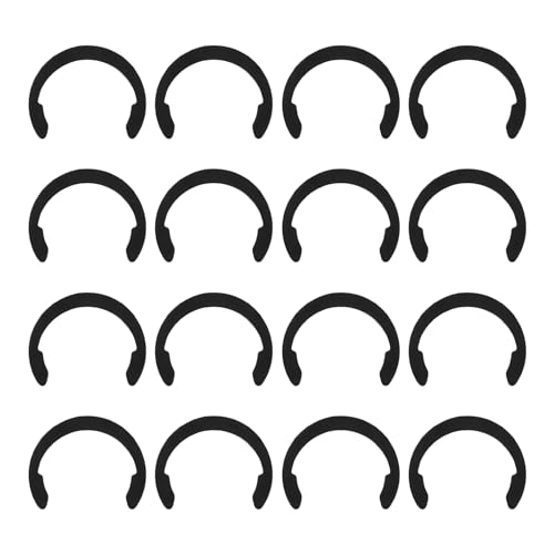 16pcs Retaining Clip Rings Compatible with Cricut Maker/Explore Air, Rubber Roller Replacement Parts Rubber Roller Resolution for Cricut PEUTIER