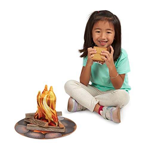 Melissa & Doug Let's Explore Campfire S'Mores Play Set - Play Campfire Sets For Kids Ages 3+ Melissa & Doug