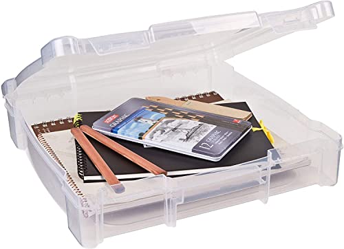 ArtBin 6918AB Twin Top 17 inch Box, Portable Art & Craft Supply Organizer  with