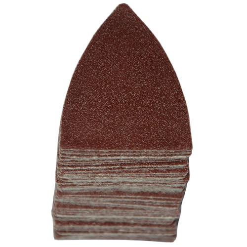 XXGO 155 Pcs Finger Oscillating Multi Tool Sanding Pads Accessories Kits Include 150 Pcs Multitool Finger Sanding Paper and 5 Pcs Multi Tool Finger XXGO