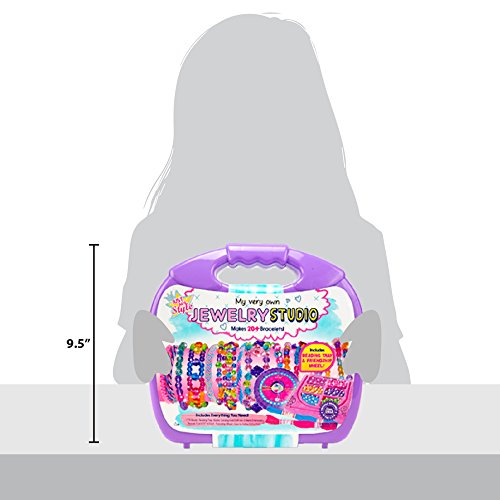 Just My Style My Very Own Jewelry Studio, Personalized Bracelet Making Kit With 1700+ Beads, Bead Kit Great for On-The-Go, Travel DIY Custom Just My Style