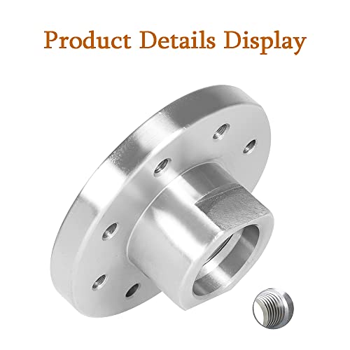 kimllier 3-Inch Steel Lathe Faceplate Wood Lathe Face Plate Fit for 1-Inch x 8TPI Spindle without Screwchuck kimllier