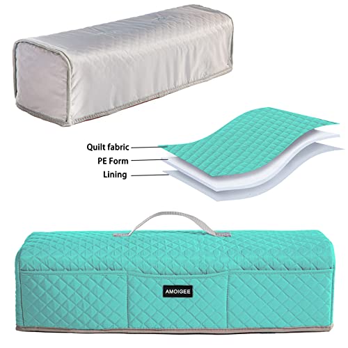 AMOIGEE Padded Dust Cover Compatible with Cricut Maker, Cricut Maker 3, Explore Air 2, Cricut Explore 3 Machine, with Pockets for Cricut Accessories, AMOIGEE