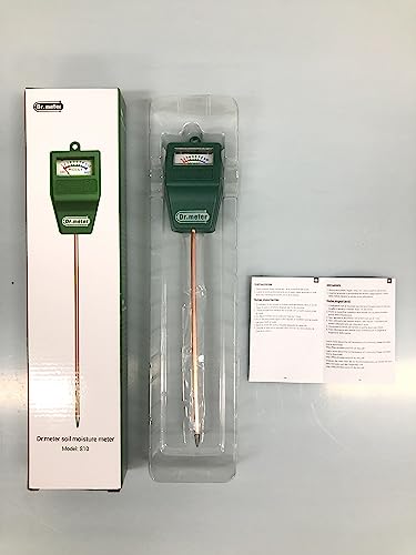Dr.meter Soil Moisture Meter, Plant Water Meter for Garden Lawn Farm Indoor & Outdoor Use, Soil Tester Hygrometer Sensor for House Plants, Gardening Dr.meter