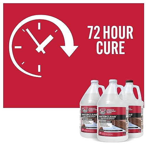J-B Weld 2" Deep Pour Epoxy WaterClear, 3 Gallon Kit J-B Weld