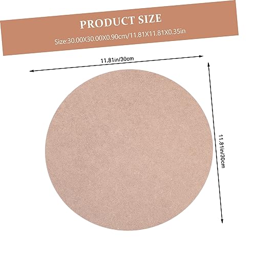 Tofficu Sculpture Base Clay Tools Ceramic Wheel Bat Clay Sculpting Board Flat Unfinished Wood Bases for Doll Wood Carving Tools Ceramic Tools Cake Tofficu