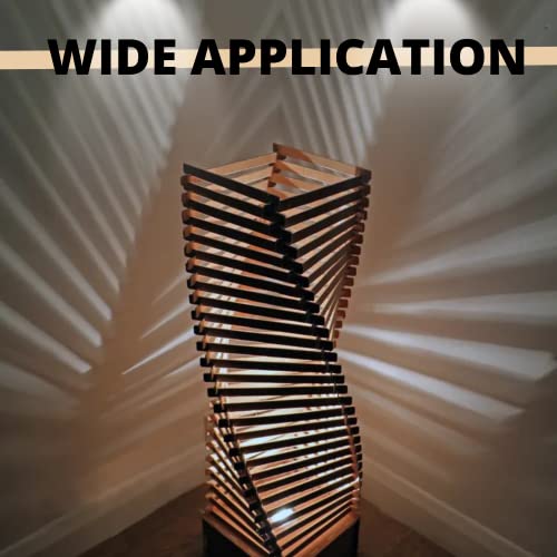 20PCS Square Basswood Dowel Rods – 3/8 x 12 Inch Bass Wood Rods Long Wooden Sticks for Arts and DIY Projects Unfinished Wood Dowel Rod Craft Sticks YARRD