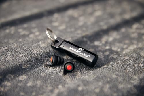 Safariland Pro Impulse Hearing Protection, in Ear Earplugs with Keychain Storage Case - Hearing Protection for Firing Range, Shooting and Hunting Safariland