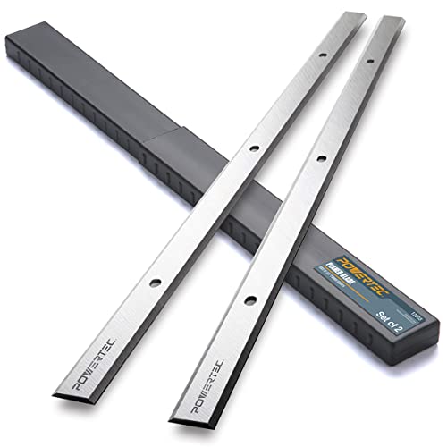 POWERTEC 12-1/2 Inch Planer Blades for Delta TP305, WEN 6550, Craftsman 21758, CMEW320, Grizzly G0663, Porter Cable PC305TP, POWERTEC PL1252 Planer POWERTEC