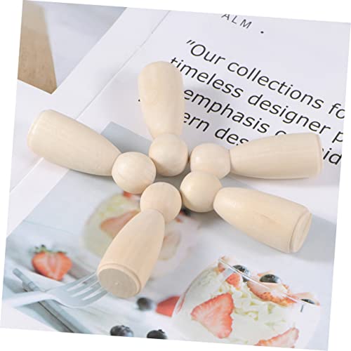 KONTONTY Unfinished Wooden Dolls s en Unfinished Wood Peg Dolls KONTONTY