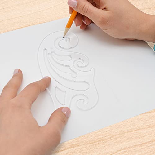 Westcott French Curve Template, Set of 8 (FC-8) Westcott