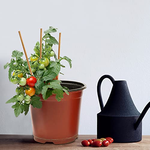 Frcctre 60 Pack 16 Inch Bamboo Plant Stakes, Natural Garden Sticks for Plant Indoor and Outdoor Gardening Plant Support Climbing Stakes for Tomatoes, Frcctre