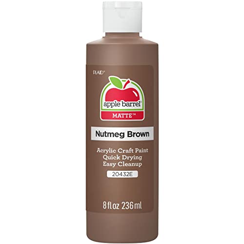 Apple Barrel Acrylic Paint in Assorted Colors (8 Ounce), J20432 Nutmeg Apple Barrel