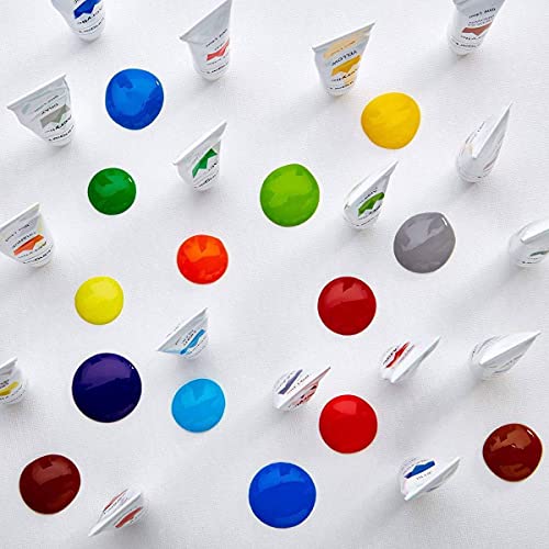 KINGART Studio Acrylic Paint, 12ml (.4oz), Set of 24 Colors KINGART