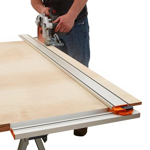 BORA 6-Piece NGX Premier Set for Making Precision Cuts, Includes 50" Clamp Edge, 50" Clamp Edge Extension, Saw Plate RT, Track Clamp Pair, T-Square Bora