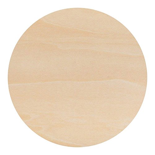 Creative Hobbies 12 inch Round Circle Cutout Shapes, DIY Unfinished Wood Craft Shape - Pack of 3, Ready to Paint or Decorate Creative Hobbies