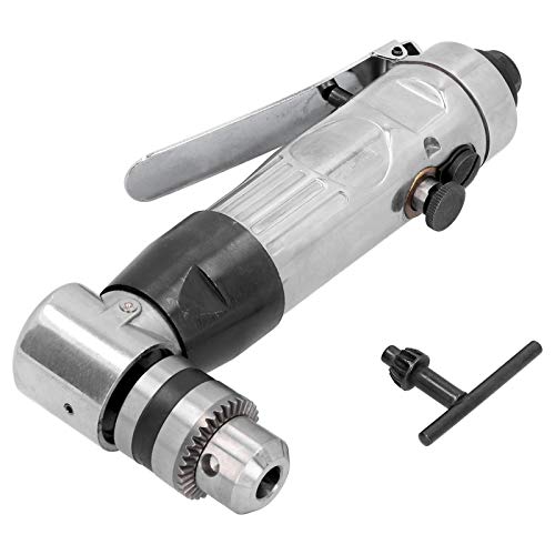 90 Degree Air Angle Reversible Drill Pneumatic Drilling Super Power Tool with Wrench 3/8inch Chuck FTVOGUE