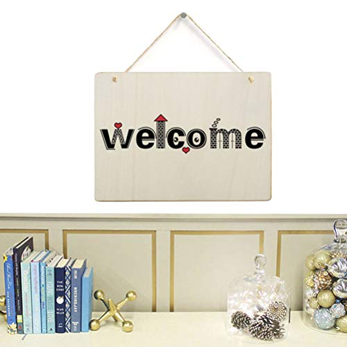 6 Pack Blank Wooden Plaque Rectangle Unfinished Wood Sign Decorative DIY Crafts Signs for Wreath Home Door Wall Art Decoration, 8.8x6.7 Inches Creaides