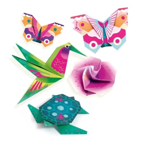 DJECO Origami Paper Craft Kit - Tropics (Level 3) DJECO
