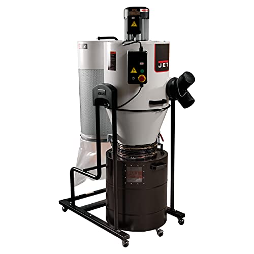 JET JCDC-2 Cyclone Dust Collector, 2-Micron Filter, 938 CFM, 2 HP, 1Ph 230V (717520) Jet