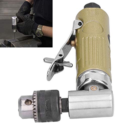 Pneumatic Drill, 90 Degrees Elbow Air Drill, Powerful Angle Drilling Machine for Polishing Grinding Drilling Screwing ViaGasaFamido