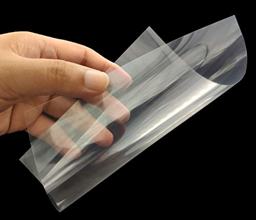 Sovenny 20 Pieces 7 mil Clear Square Mylar Sheet Blank Stencils 6×6 inch Templates for Cricut and Silhouette Machines Sovenny